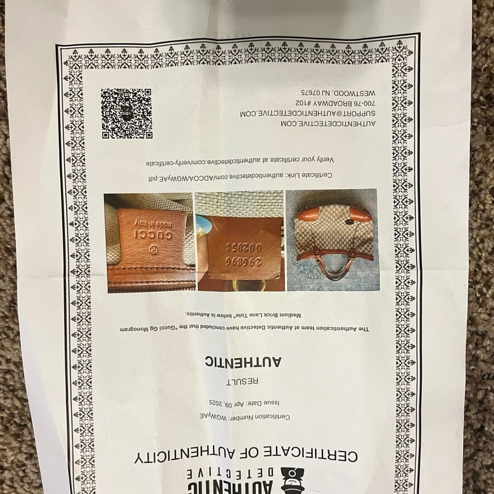 Gucci Beige and Brown Shoulder Bag - Picture 14 of 14